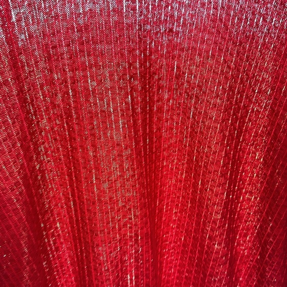 Tundra Canada Mercerized Cotton Lightweight Textured Sweater Red size Large - Picture 10 of 12